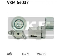 фото thumb №1, Skf vkm 64037 ролик натяжителя, ремень клиновой многоручьевой