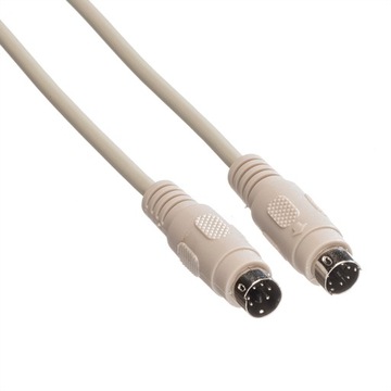 Kabel przewód PS/2 ROLINE Mini DIN M - M, 6m