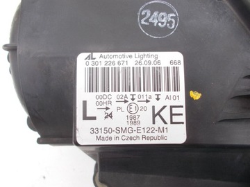 фото thumb №7, Honda civic viii 8 ufo перед сторона левая лампа передняя ксенон англичанин