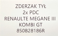 фото thumb №11, Новий org бампер задній  renault megane iii 3 універсал gt 2x pdc 2008-2015