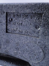 фото thumb №5, Mercedes slk r171 171 przed liftem абсорбер лівий піна w бампер передній