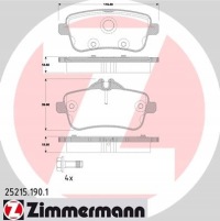фото thumb №3, Гальмівні диски гальмівні колодки zimmermann t mercedes gl x166 amg