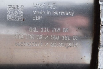 фото thumb №6, Audi vw skoda катализатор 5q0131705m 04l131765br 5q0 131 705 m фильтр czaste