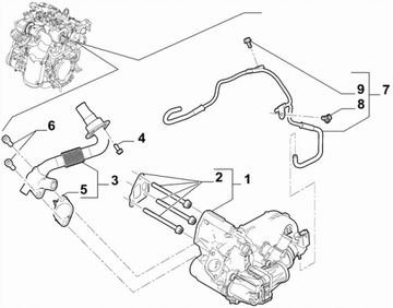 фото thumb №15, Радиаторов выхлопных газов клапан egr fiat 500l 500x tipo doblo 1.3 d 46339121