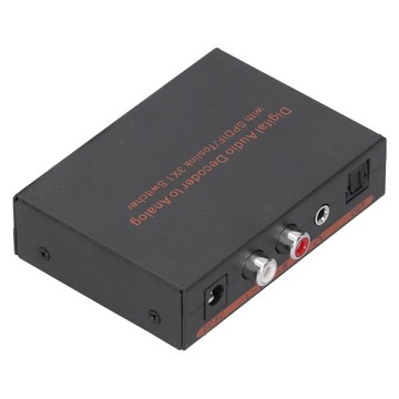 3x1 оптоволоконный цифровой аудиодекодер для преобразования spdif/av/rca
