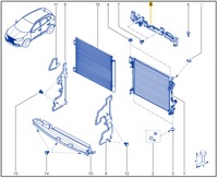 фото thumb №4, Верхній захист радіатора кронштейн renault kadjar