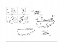 фото thumb №1, Фара перед правый левый mercedes cls c257
