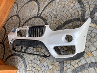 фото thumb №10, Bmw x1 f48 бампер накладка решітка перед оригінал