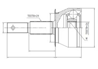 фото thumb №1, Nty 39211-eb31a шарнір зовнішній