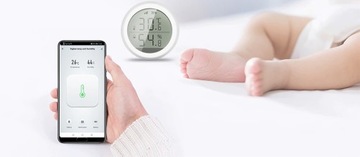 Датчик температуры и влажности ZigBee TUYA LCD Smart Life Домашний гигрометр