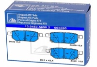 фото thumb №1, Тормозные колодки тормозные ate do toyota iq 1.0 1.33 1.4