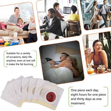 30X PLASTRY ODCHUDZAJĄCE SLIM PATCH NATURALNE