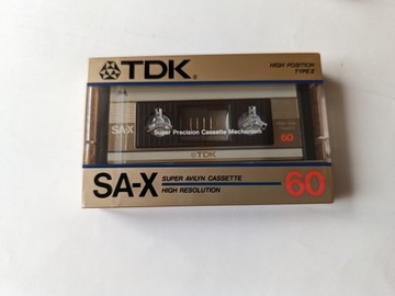 TDK SA-X 60 1985 года, Япония. НОВЫЙ 1 шт.