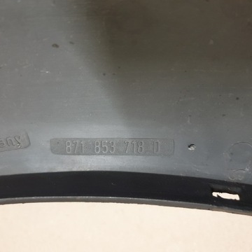 фото thumb №8, Планка накладка підкрилки крила правий перед серп vw polo ii 86c оригінальний номер