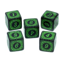 НАБОР ИЗ 25 КУБИКОВ K6 RPG ХРАМ ЗЕМЛИ 1,6 СМ