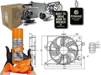фото thumb №1, Вентилятор радиатор з корпус hyundai accent iv i20 #petrolhead pro+ kit4