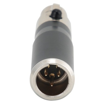 2шт мини-XLR 3-контактный штекер на мини-XLR 4-контактный женский корпус из цинкового сплава аудио ada