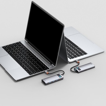 Концентратор USB-C 5 в 1 Baseus Metal USB-C PD 3x USB 3.0 HDMI 4K