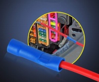 Разъём mini секретка + предохранитель 10a тройник bajpas bypass адаптер Оригинал, фото thumb