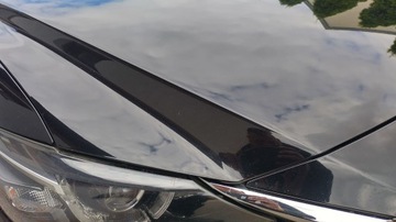 фото thumb №12, Mazda 6 gj 12-18 капот крышка двигателя 41w jet чёрный mica