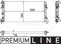 Радіатор води mahle knecht cr1096000p Ціна, фото thumb