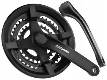 Шатун Shimano FC-TY301 170 мм, квадрат 42/34/24