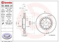 фото thumb №3, Гальмівні диски гальмівні колодки перед brembo daewoo lanos