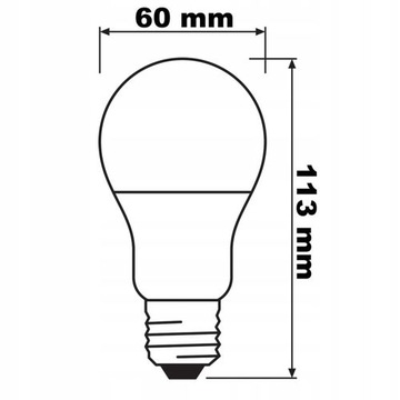 ЛАМПОЧКА ИСТОЧНИК СВЕТОДИОДА 13W 6K 1521LM E27 OSRAM