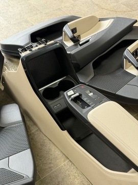 фото thumb №9, Bmw x1 u11 салон сиденья диван обшивки спортивные сиденья sensatec бежево-серый механическая коробка передач