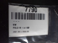 фото thumb №14, Спойлер бампера перед vw polo iv 1,4 16v b 2008 lc9z 6q0805903b 7790