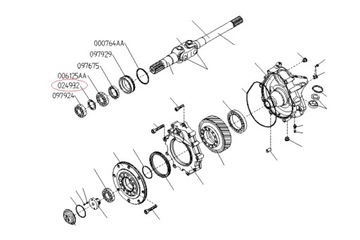 Merlo 024932 выпускные кольца