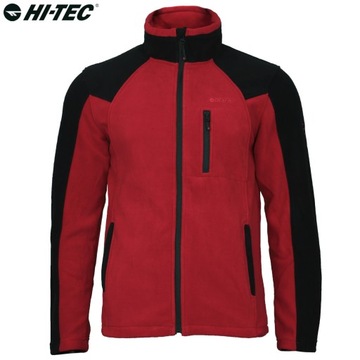 МУЖСКАЯ ФЛИСОВАЯ ТОЛСТОВКА БЕЗ КАПЮШОНА MONAR HI-TEC RED M