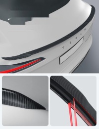 фото thumb №6, Basenor 2024-2025 do tesla модель 3 performance спойлер abs заднє спойлер