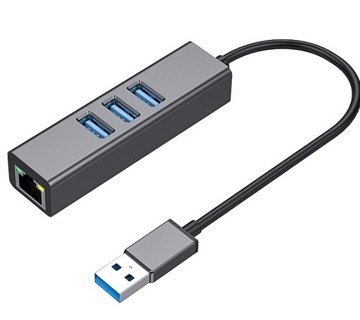 KARTA SIECIOWA HUB USB 3.0 GIGABIT LAN 1GB/s RJ45