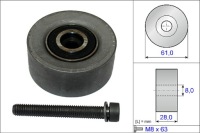 Купити Ролик напрямна opel astra h 1.6 1.8 05- ina, фото thumb