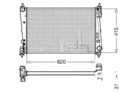 Купить Радиатор воды drm09111 denso abarth alfa romeo, фото thumb