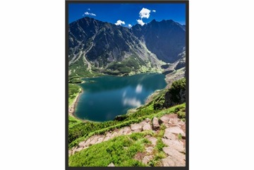 OBRAZ plakat dekoracyjny 40x30 Dolina Pięciu Stawów Tatry GÓRY