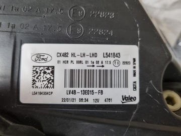 фото thumb №12, Ford kuga mk3 iii лампа передня ліва лівий перед повний led lv4b-13e015-fb