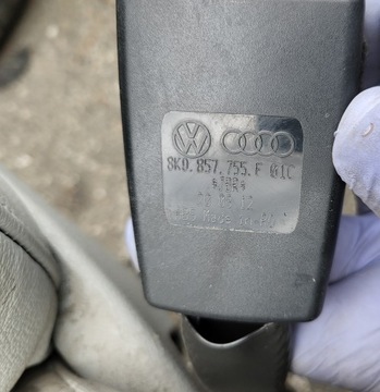 фото thumb №7, Сиденье с подогревом правые перед подушка безопасности застёжка audi a7 4g серый кожа оригинальный номер eu