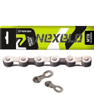 Nexelo SR-BR 7/8-рядная велосипедная цепь, зажим