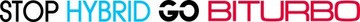 Наклейка Stop Hybrid Go Biturbo 37x2,2см