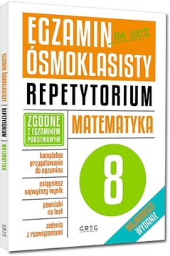 EGZAMIN ÓSMOKLASISTY 2024 MATEMATYKA REPETYTORIUM