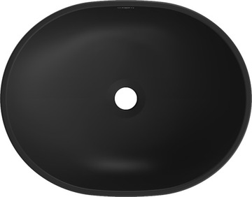 MEXEN VIKI UMYWALKA NABLATOWA 48x35 CZARNA MAT