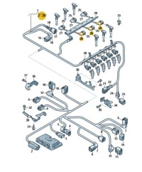 Насадка накладка котушок vw golf passat r32 r36 Ціна, фото thumb