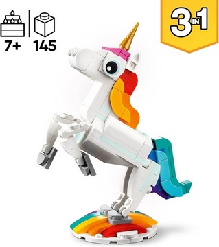 НАБОР LEGO CREATOR MAGICAL UNICORN 31140 24Ч