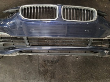 фото thumb №8, Bmw f30 f31 бампер переднее люкс рестайлинг a89 imperialblau wstawki хром