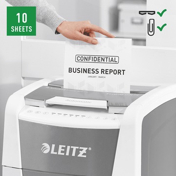 Автоматический измельчитель Leitz IQ AutoFeed 300 P-4 с податчиком 80150000