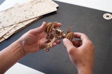 Пикап Лесоруба, механическая модель - пазл UGears 3D