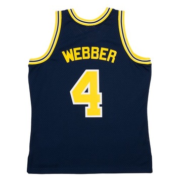 ФУТБОЛКА MITCHELL&NESS NCAA ROAD Джерси МИЧИГАН 1991 КРИС УЭББЕР - L
