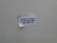 фото thumb №10, Кришка зад задня з скло audi a1 3d 8x ly9k s-line